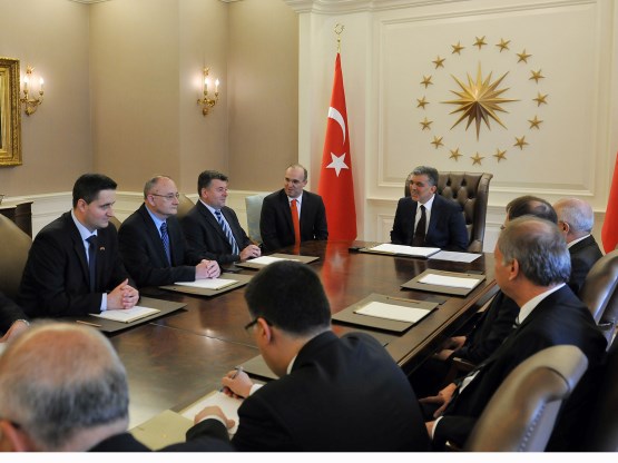 The Delegation of the House of Representatives met with the President of The Republic of Turkey, Mr. Abdullah Gul